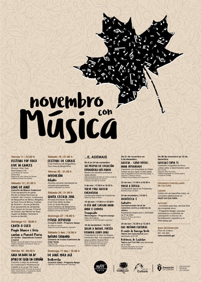 Noviembre con msica