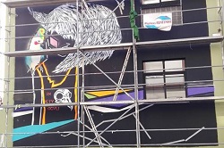 A obra de Emi de las Heras en proceso